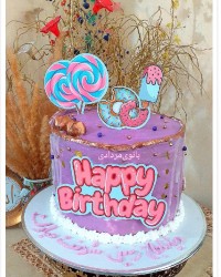 کیک اسفنجی سفارشی