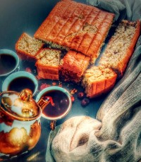 کیک موز و نسکافه