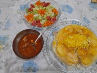 قیمه با تهدیگ سیب زمینی