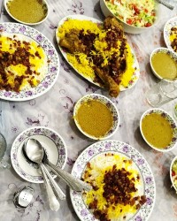 مفتح ،برنج وسوپ