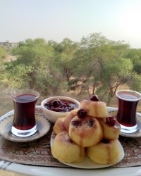 کاپ کیک آلبالویی