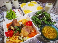 چلوگوشت زعفرانی ...