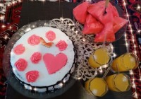 کیک خامه یهویی خوشگل و خوشمزه...♡