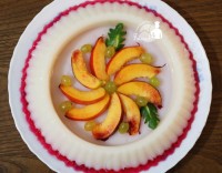 ژله ماست و خامه