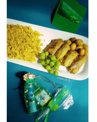 اطعام غدیر دلمه ی برگ مو