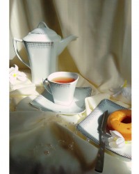 عصرانه چالش عکس چای چالش تم سفید