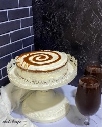 کیک کارامل قهوه