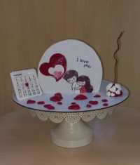 کیک ششمین سالگرد ازدواج