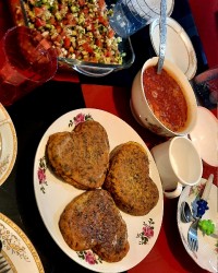 اشپل کوکو (خاویارماهی سفید) باباقالی پلو??