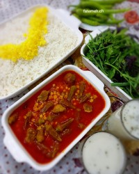 خورشت بامیه