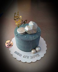 کیک زیبای عاشقونه