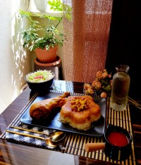 زرشک پلو باگوشت بوقلمون