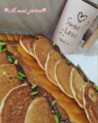 پنکیک مغزدار موزی