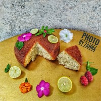کیک لیمو ترش و خرفه