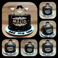 کیک مشکی مردانه