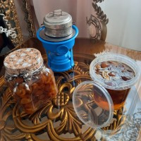 مربای پوست پسته با خلال بادام