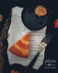 کیک کرمدار نارگیلی چالش تم مشکی