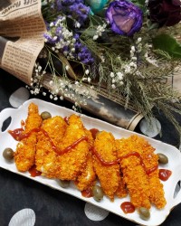 فیله مرغ سوخاری بازاری (با دستور فرشته جون)