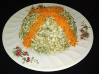 سالاد کلم و جعفری