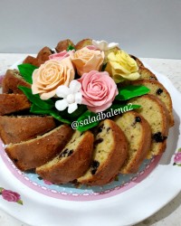 کیک پسته شکلاتی