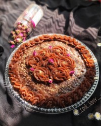 حلوای چای با پودر کاکائو