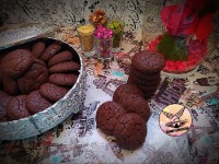 کوکی دارک چاکلت شکلاتی