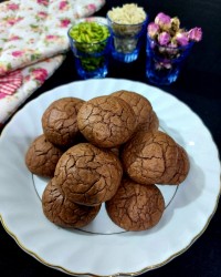 کوکی دارک چاکلت شکلاتی
