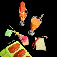 اسموتی و بستنی یخی هلو