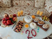 کیک شیفون تولد پسرم عطا (۱۸ مرداد)