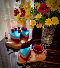 چیز کیک نسکافه ایی