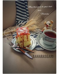 شیت کیک ماست با فیلینگ مربا