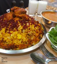 هویج پلو با مرغ مجلسی