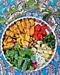 کتف و بال مرغ کبابی