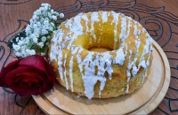 کیک نارگیلی با کرم نارگیلی