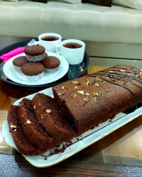 کیک شکلاتی گردویی