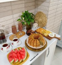 کیک موز وگردو