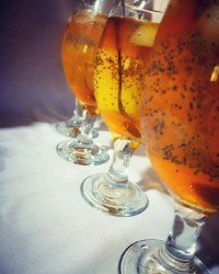 شربت زعفرانی چالشamalbanoشربت ویترینی