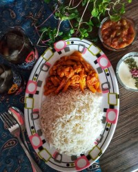 خوراک میگو پاپیون لطفا تو پیج خودم نزار