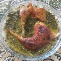 خورشت مرغ محلی