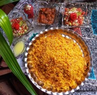 پلو بندری با تن ماهی