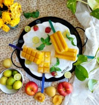 بستنی یخی زردآلو