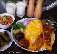 کوبیده مرغ تابه ای