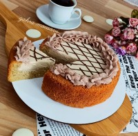 چیز کیک نسکافه ای