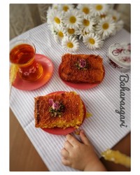 کیک بسبوسه با شعریه