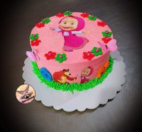 کیک ماشا میشا