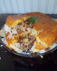 تهچین گوشت واسه اولین بار