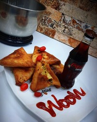 سمبوسه مرغ (دستور پاپیون)