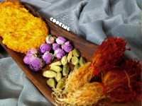 کوکوی برنج (تهدیگ زعفرانی) قرار معنوی