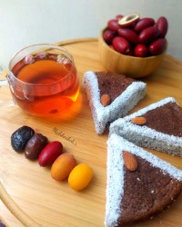 کیک خرما کاکائویی بدون شکر