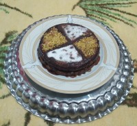 کیک شکلاتی (ورق بزنید)